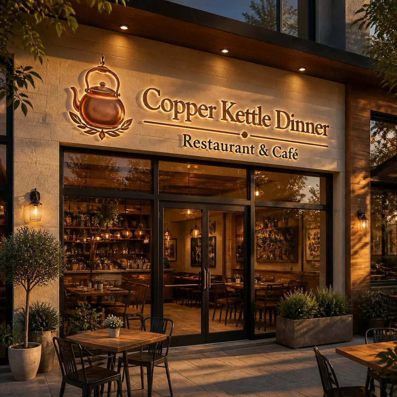 Copper Kettle Dinner concept project