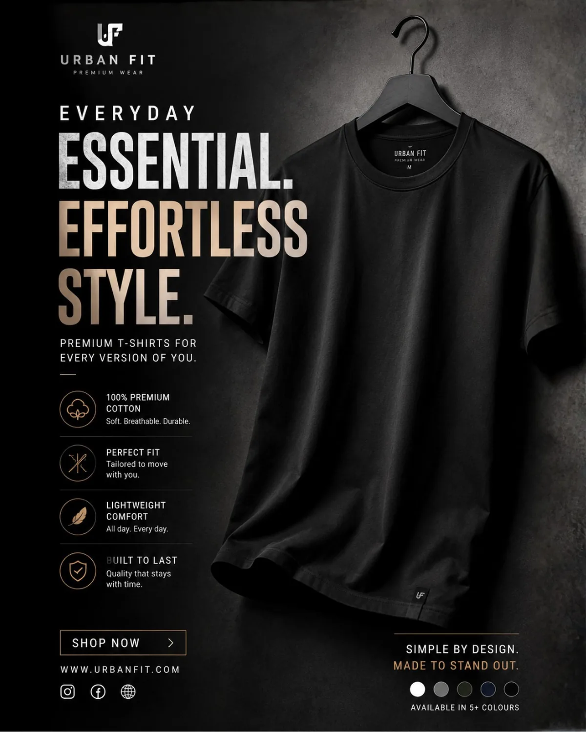 Urban Fit — Apparel Poster — Print design by Graphics Adi